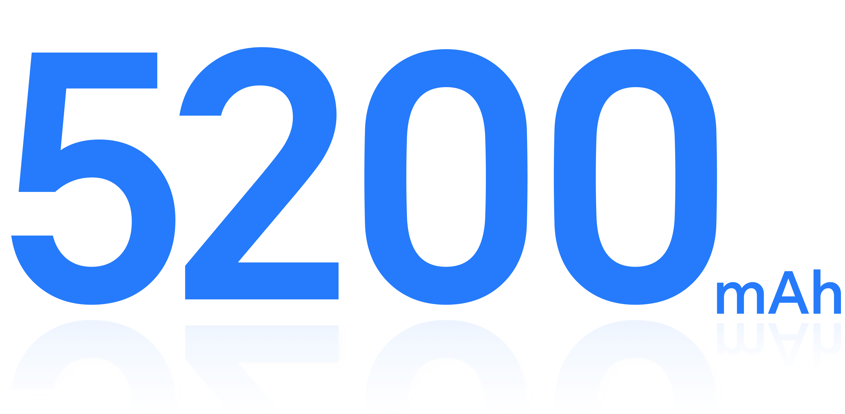 بطارية كبيرة 5200mAh 2