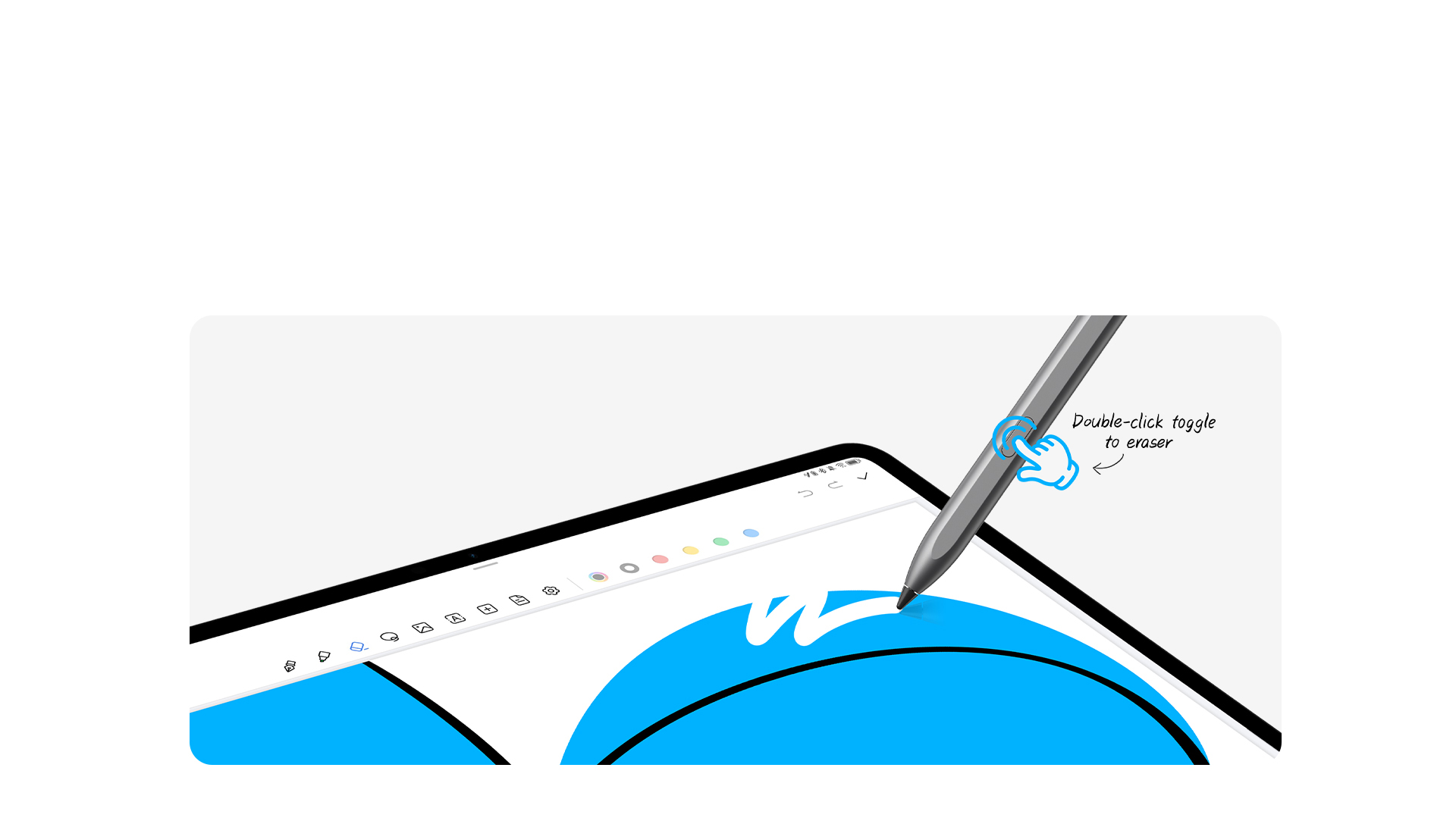 Effortless Double-click Toggle between Eraser and Pen