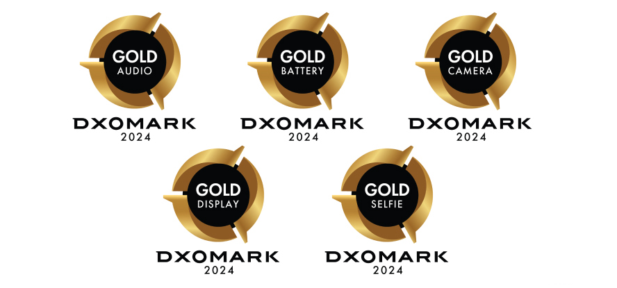  Le premier smartphone de l'industrie à recevoir cinq labels OR DXOMARK en 2024.-1