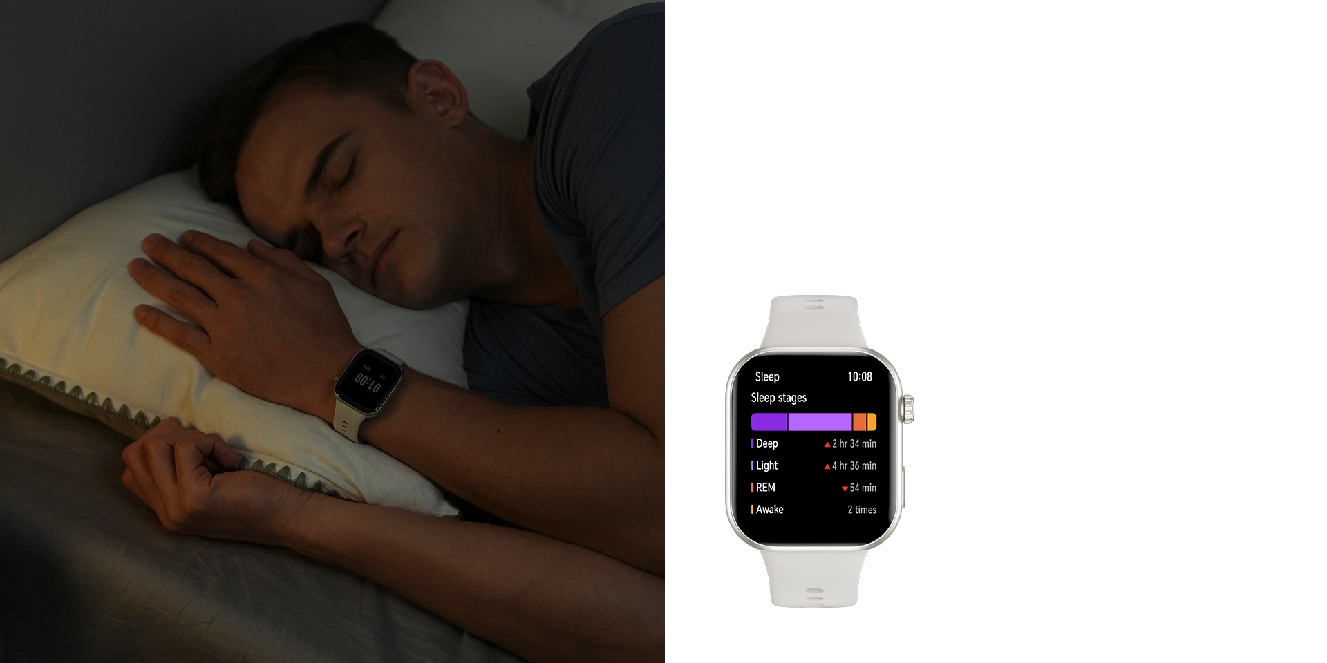 Registro de Sono Bons Sonhos com o Relógio