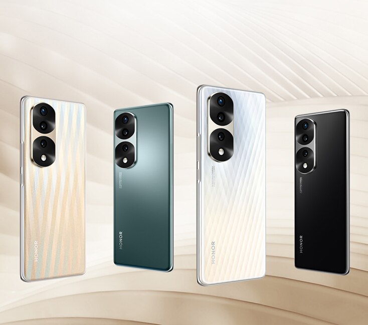 Кампанія HONOR анансавала выхад серыі смартфонаў HONOR 70