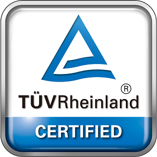 Сертыфікат TÜV Rheinland за адсутнасць мігацення