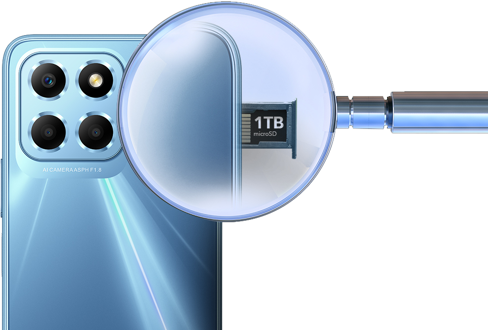 Admite expansión con tarjeta microSD de hasta 1TB.