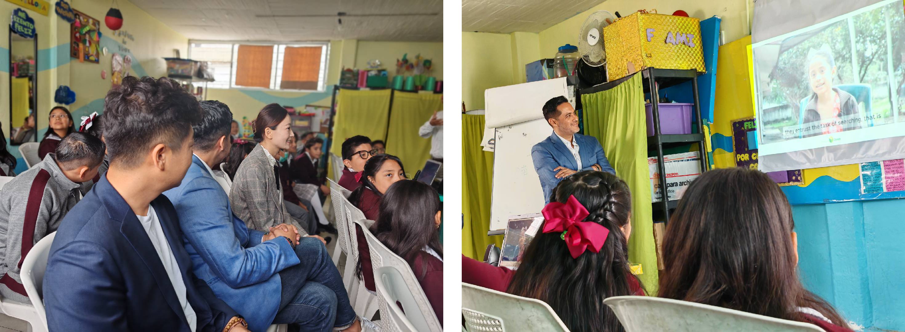 荣耀参与Fundación Dondé课堂