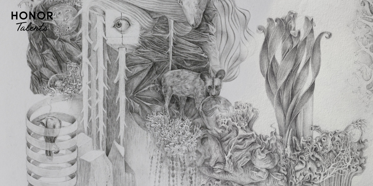 展出作品--叶欣 SIA国际艺术教育《Organique ·⽣机》