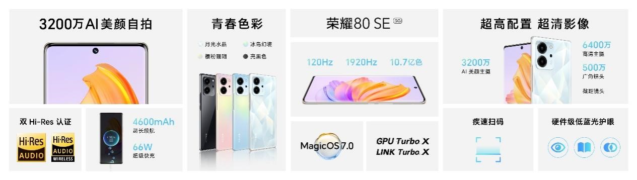 荣耀Magic Vs系列及荣耀80系列正式发布,首批搭载全新MagicOS 7.0操作系统