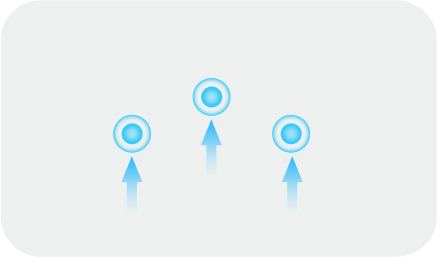 三指向上滑动并停顿