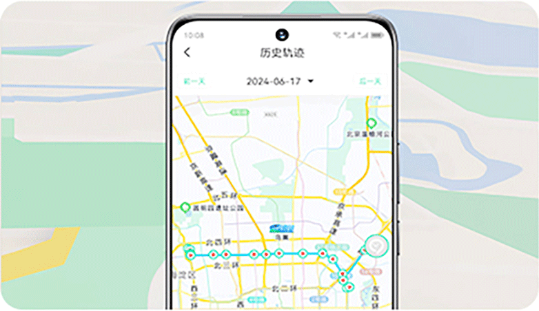 荣耀亲选 WhizKid儿童手表i2 历史轨迹