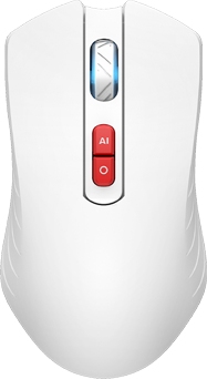 荣耀亲选 悦喔 AI鼠标 白色