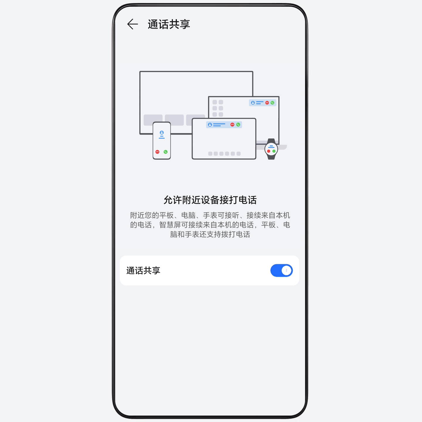 通话共享，多设备随心接打