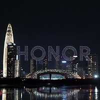 荣耀 Magic3 系列点亮十三大城市地标