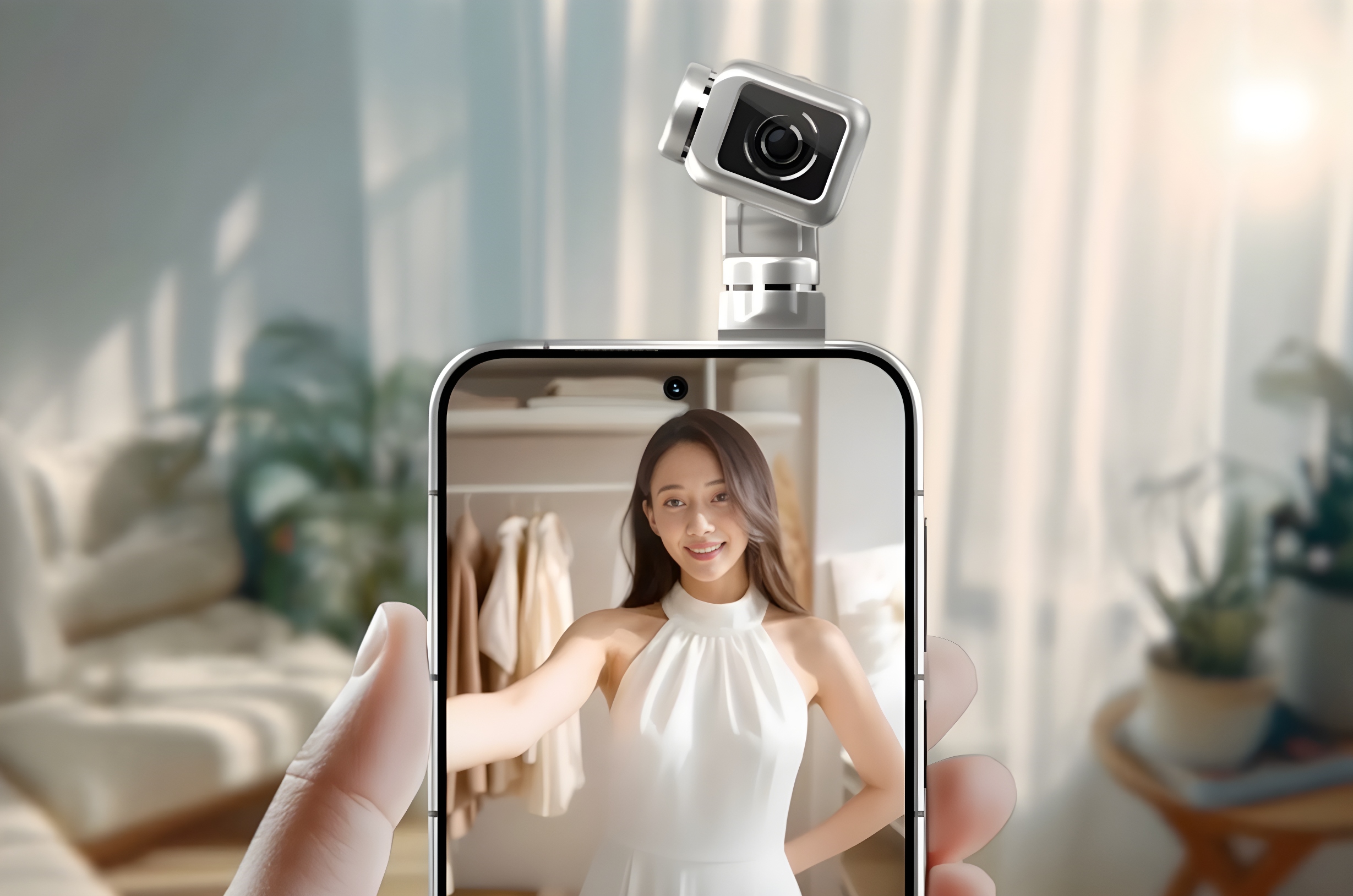 Imagen representativa del uso de HONOR ROBOT PHONE