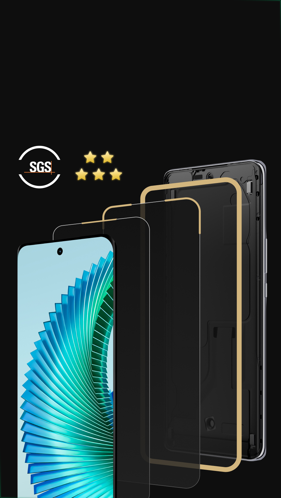 HONOR Magic6 Lite Pantalla HONOR Ultra resistente con protección 360° anticaídas 3