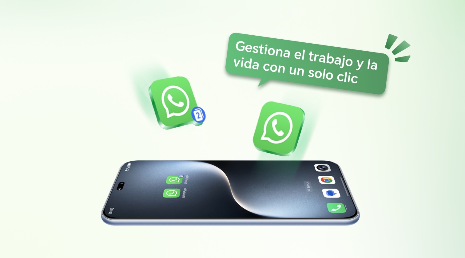 ¿Cómo iniciar sesión en dos cuentas de WhatsApp en un solo teléfono móvil HONOR?