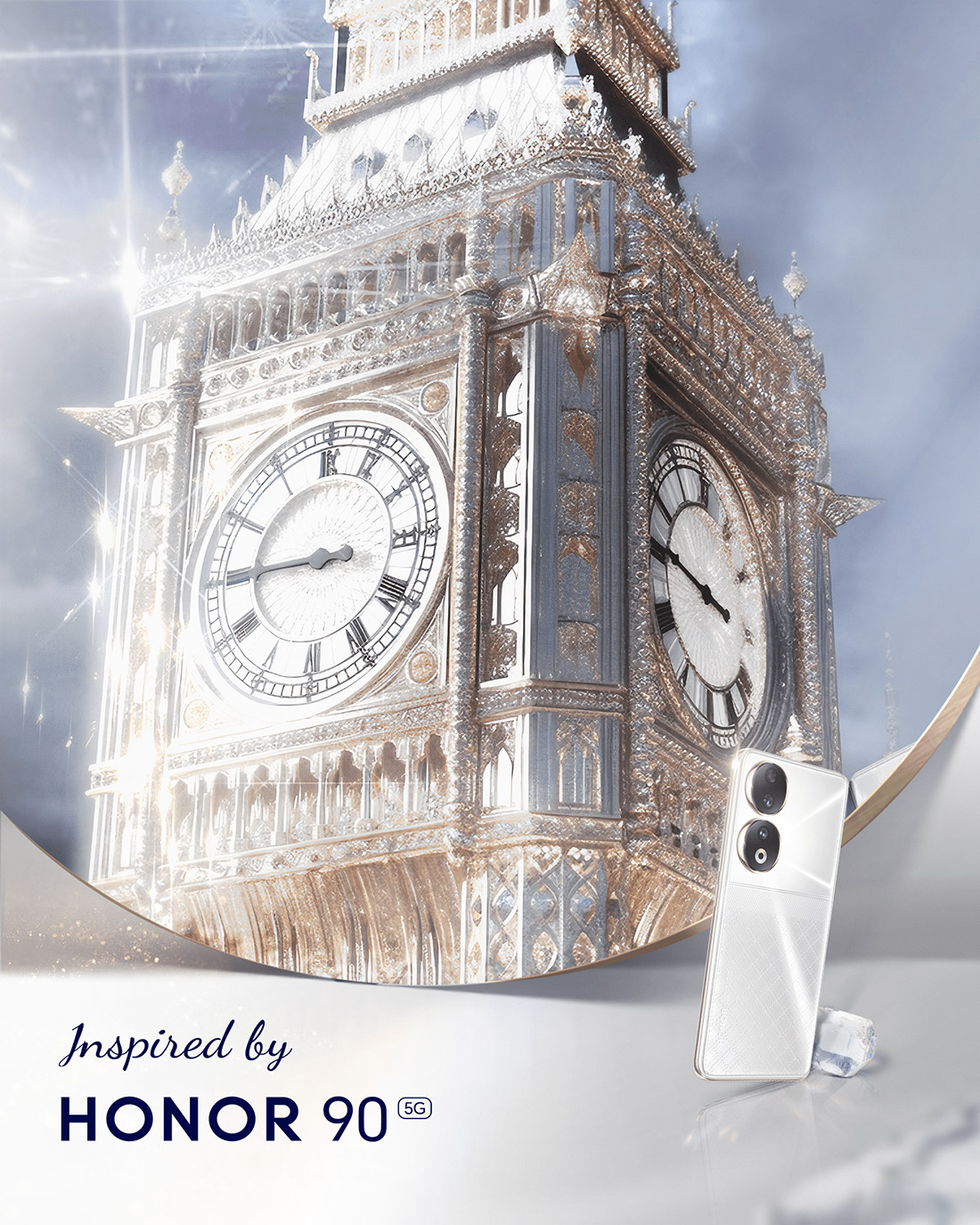 KI-Kunstwerke, inspiriert vom HONOR 90-1