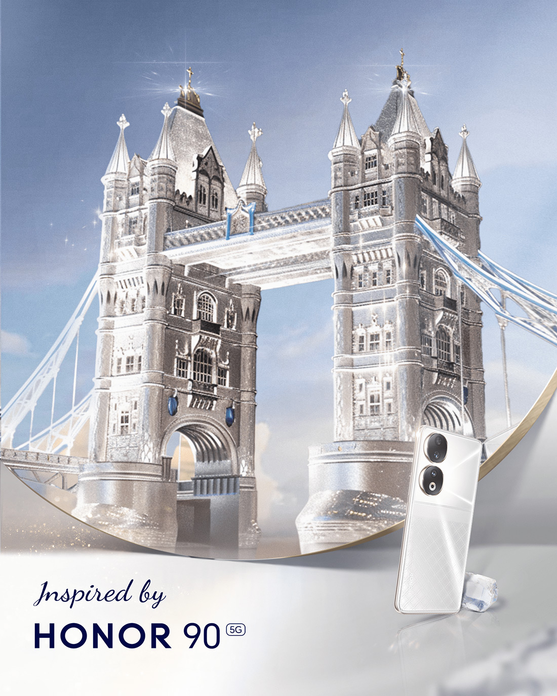 KI-Kunstwerke, inspiriert vom HONOR 90-6