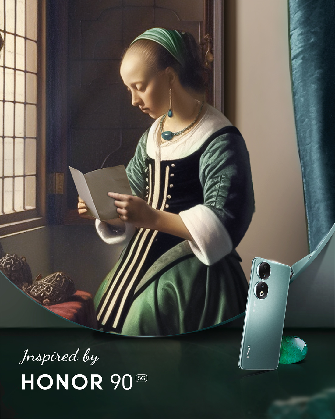 KI-Kunstwerke, inspiriert vom HONOR 90-2-9