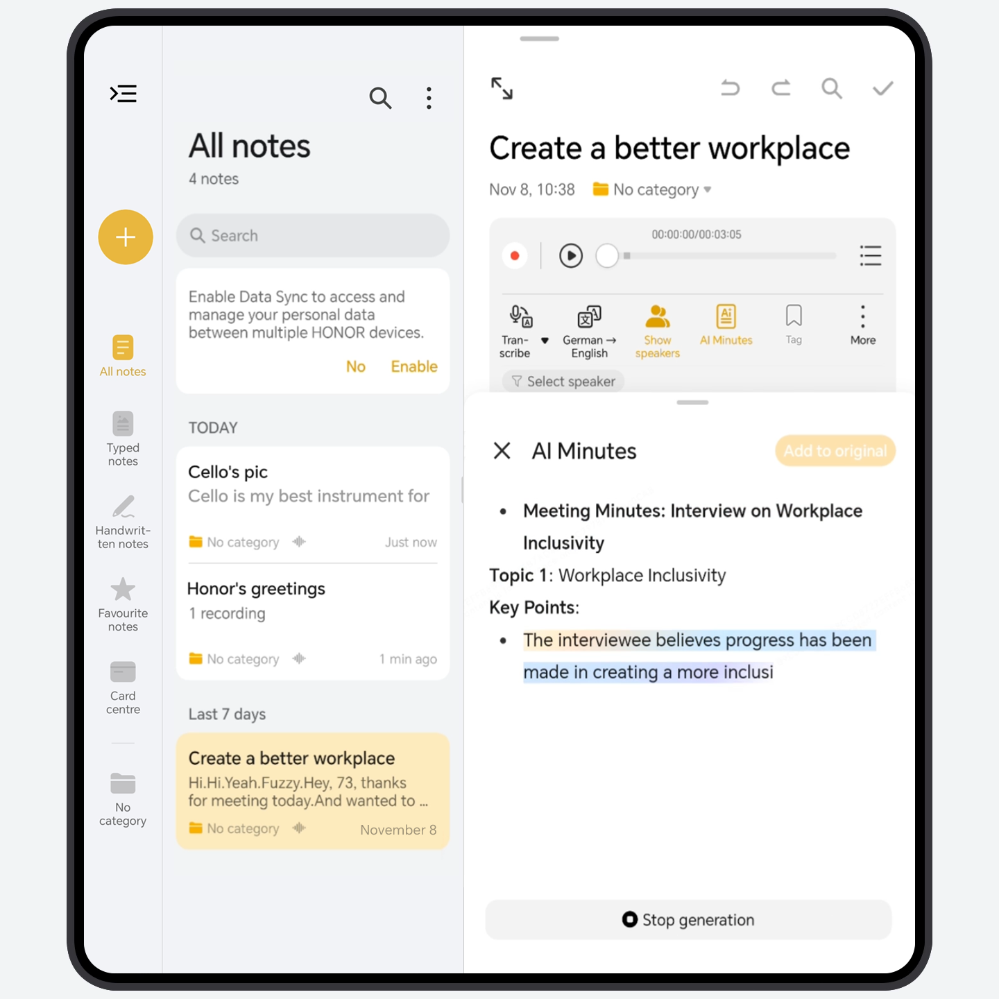 AI-Generated Minutes, Meetings Made Easier