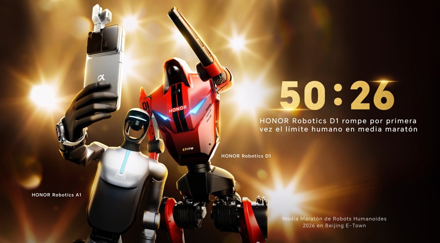 HONOR Robotics D1 supera por primera vez el límite humano en media maratón