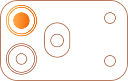 كاميرا رئيسية فائقة الوضوح بالذكاء الاصطناعي بدقة 200 ميجابكسل