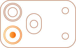 كاميرا 12 ميجابكسل فائقة الاتساع بزاوية 112°