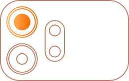 كاميرا AI الرئيسية فائقة الوضوح بدقة 200MP