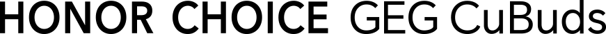 HONOR Choice GEG CuBuds LOGO
