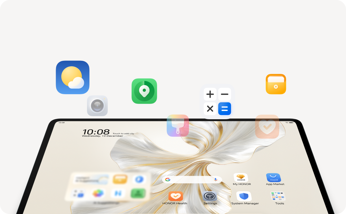 HONOR Pad 9 16GB+256GB obří kapacita paměti*3