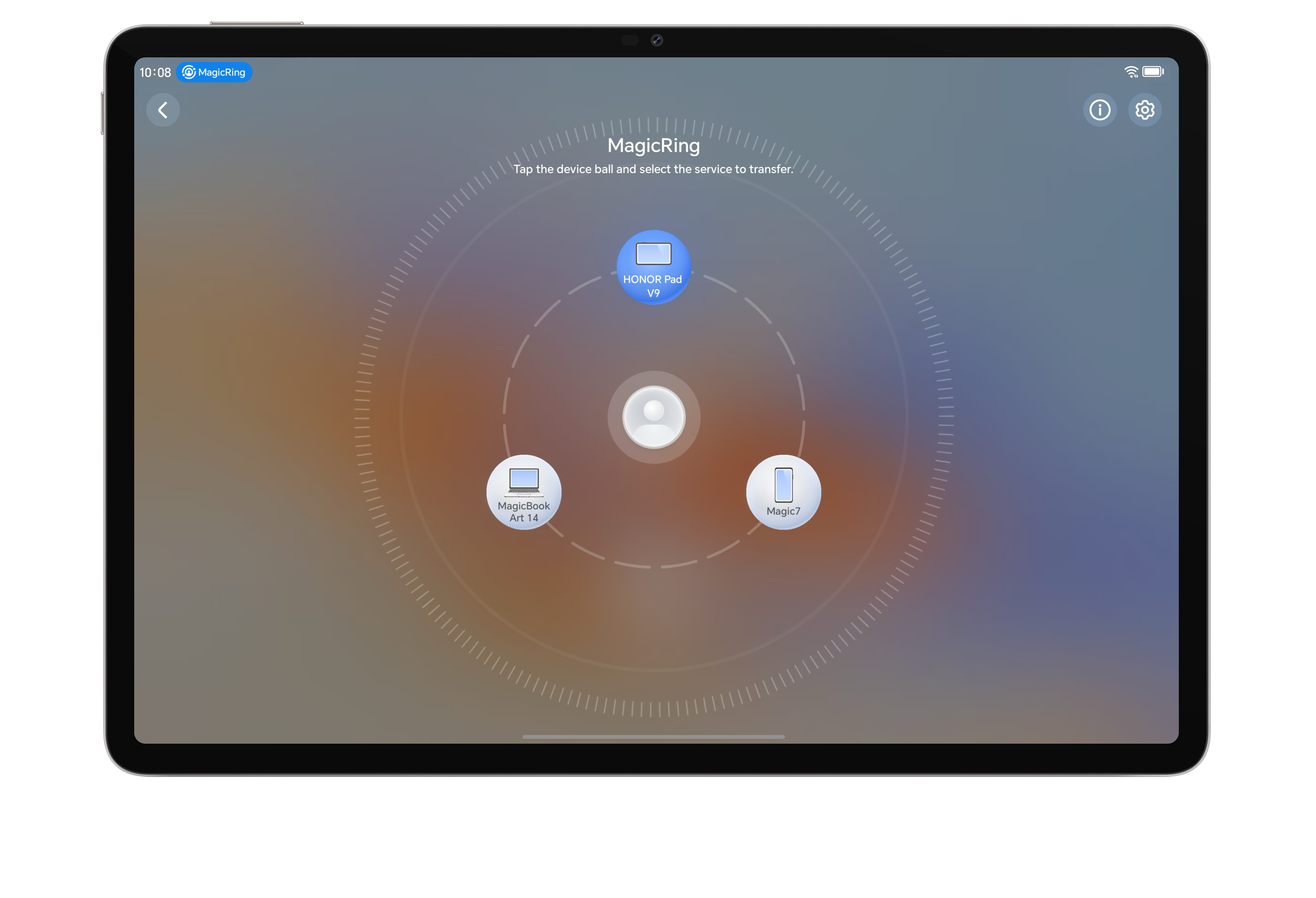 HONOR MagicRing pro propojení mezi zařízeními 1