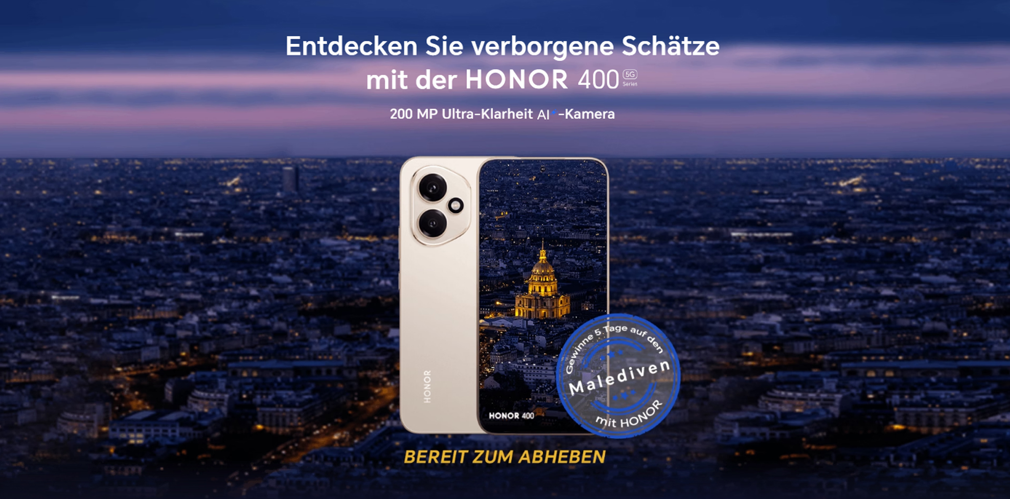 Entdecke verborgene Schätze mit der HONOR 400 Serie