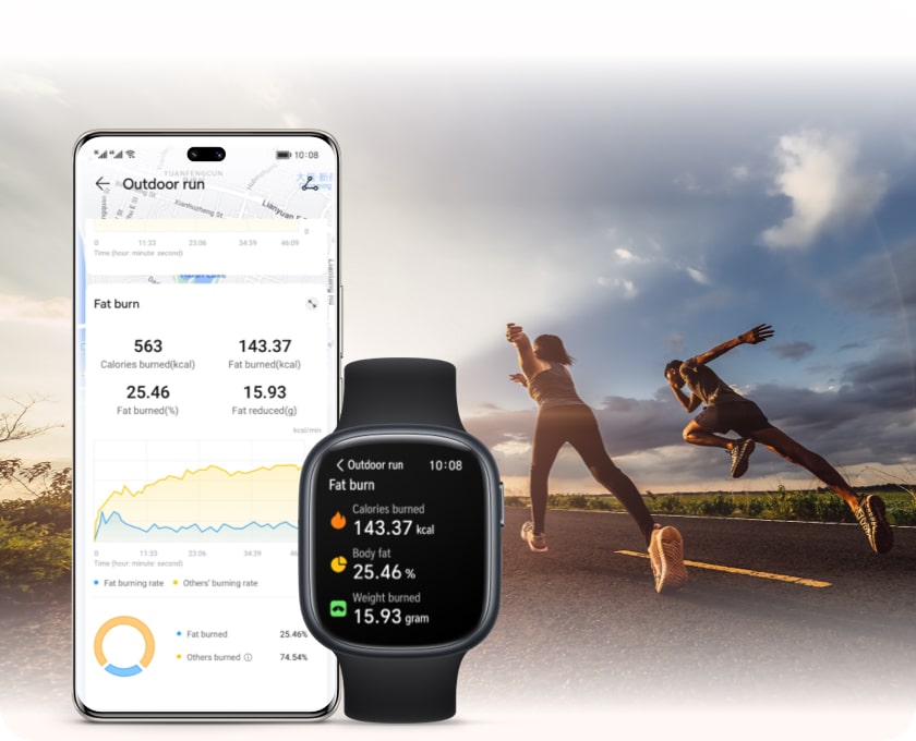 HONOR Watch 4 Schnelle Fettverbrennung