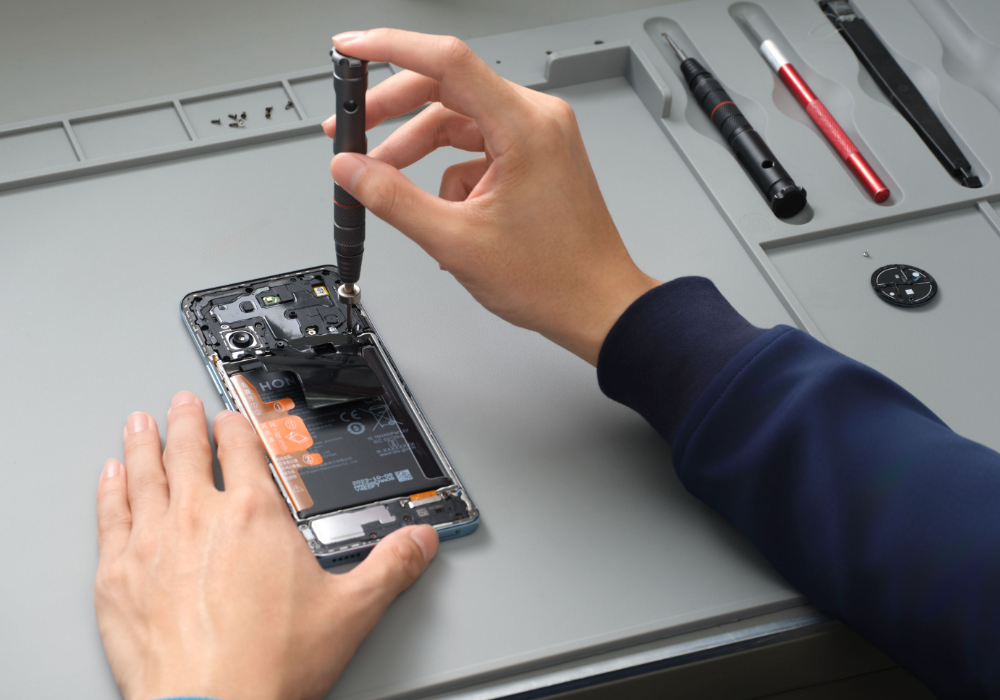 Ersatzteilkauf und Herunterladen der Reparaturanleitung