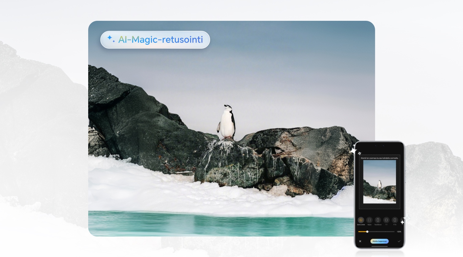 All-in-oneAI-Magic-retusointi, luova valokuvien käsittely, aina hyviä kuvia, kuvaustavasta riippumatta.