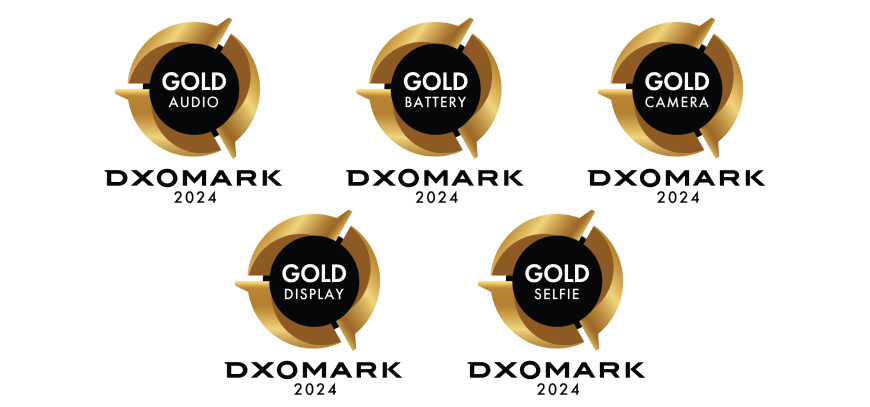  Le premier smartphone de l'industrie à recevoir cinq labels OR DXOMARK en 2024.-1