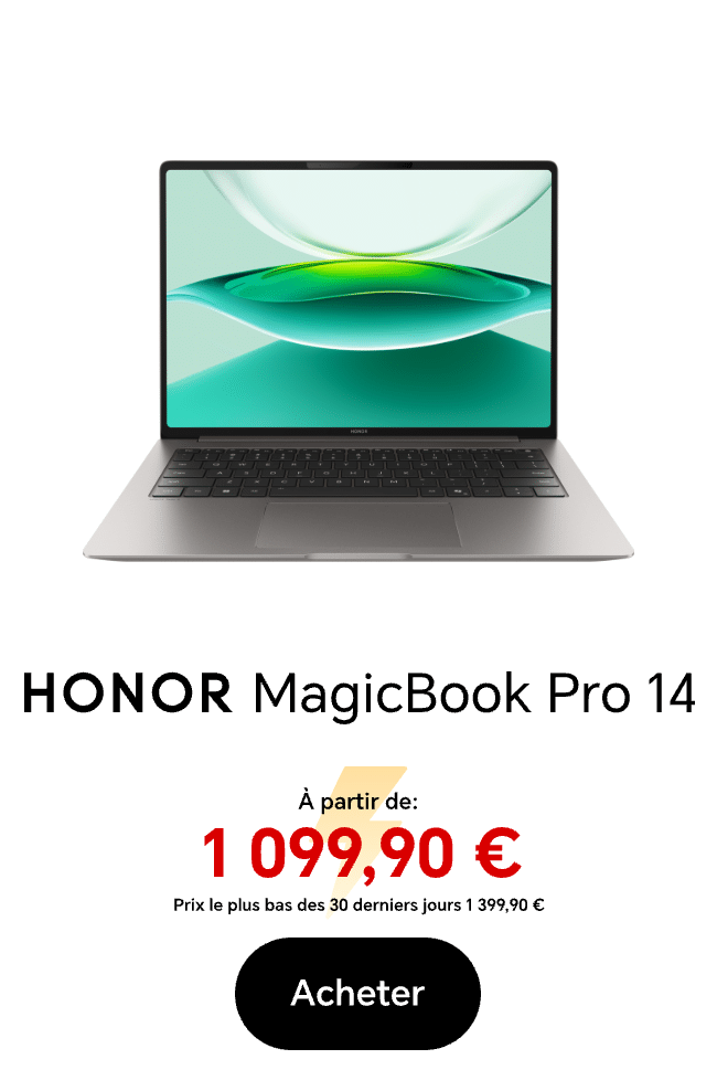HONOR Magicbook Pro 14 À partir de 1 099,90€