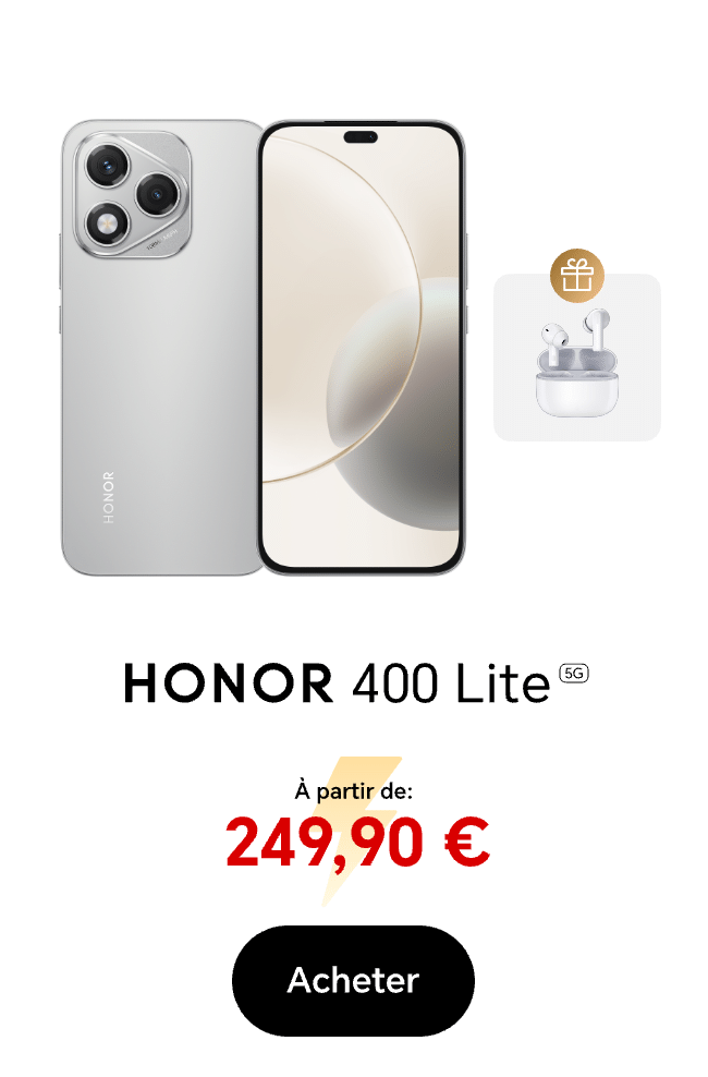HONOR 400 Lite À partir de 249,90€