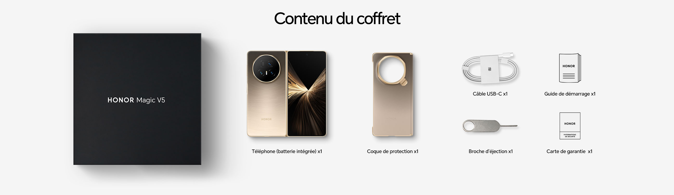 HONOR Magic V5 Dawn Gold