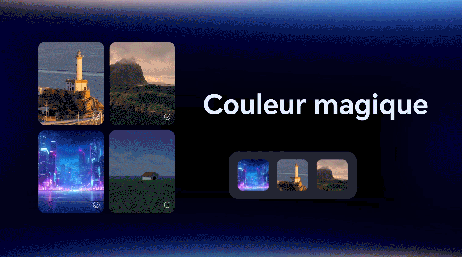 Magic Color, réglage des couleurs de niveau maître en une seule touche