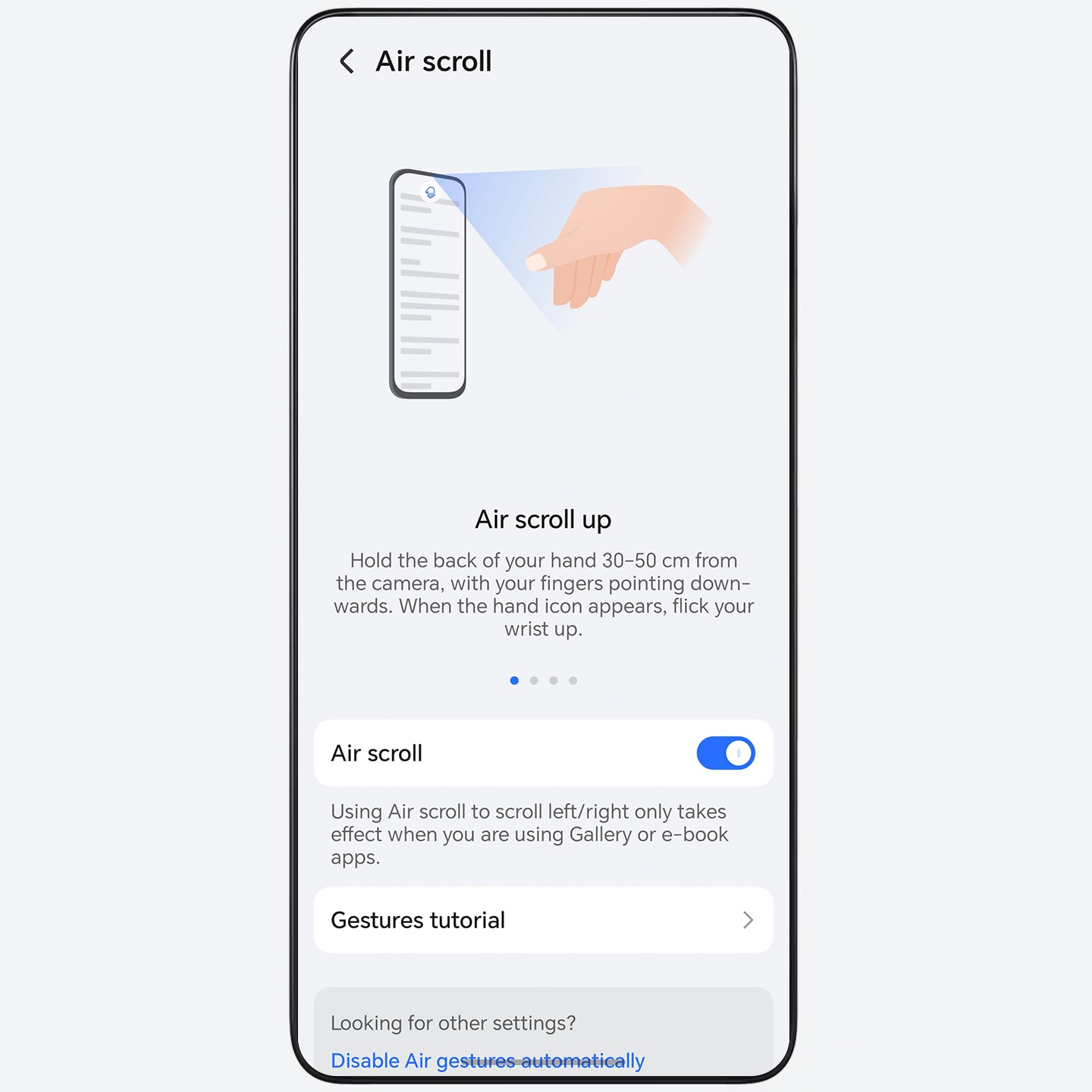 Air scroll
