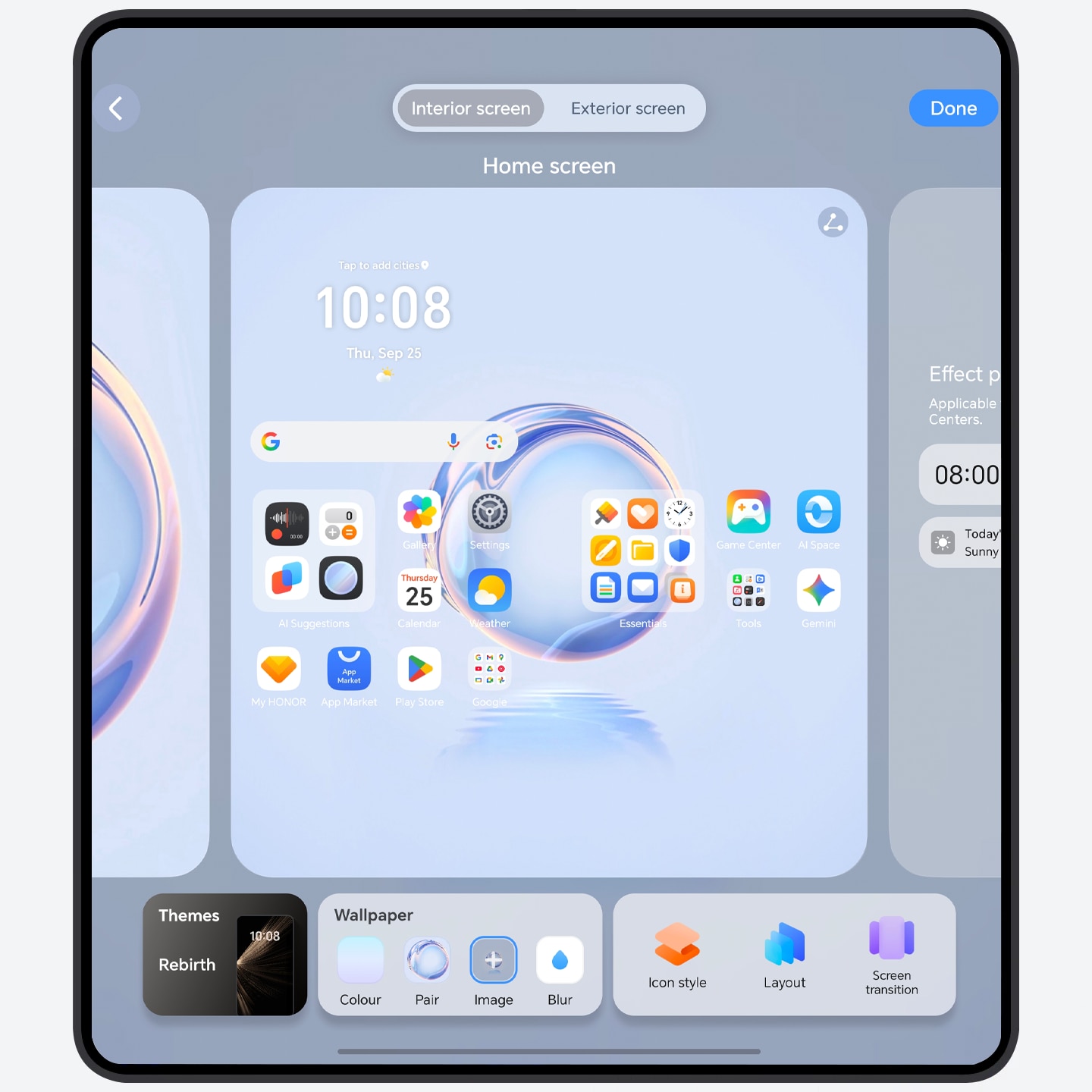 Customize Your Home Screen