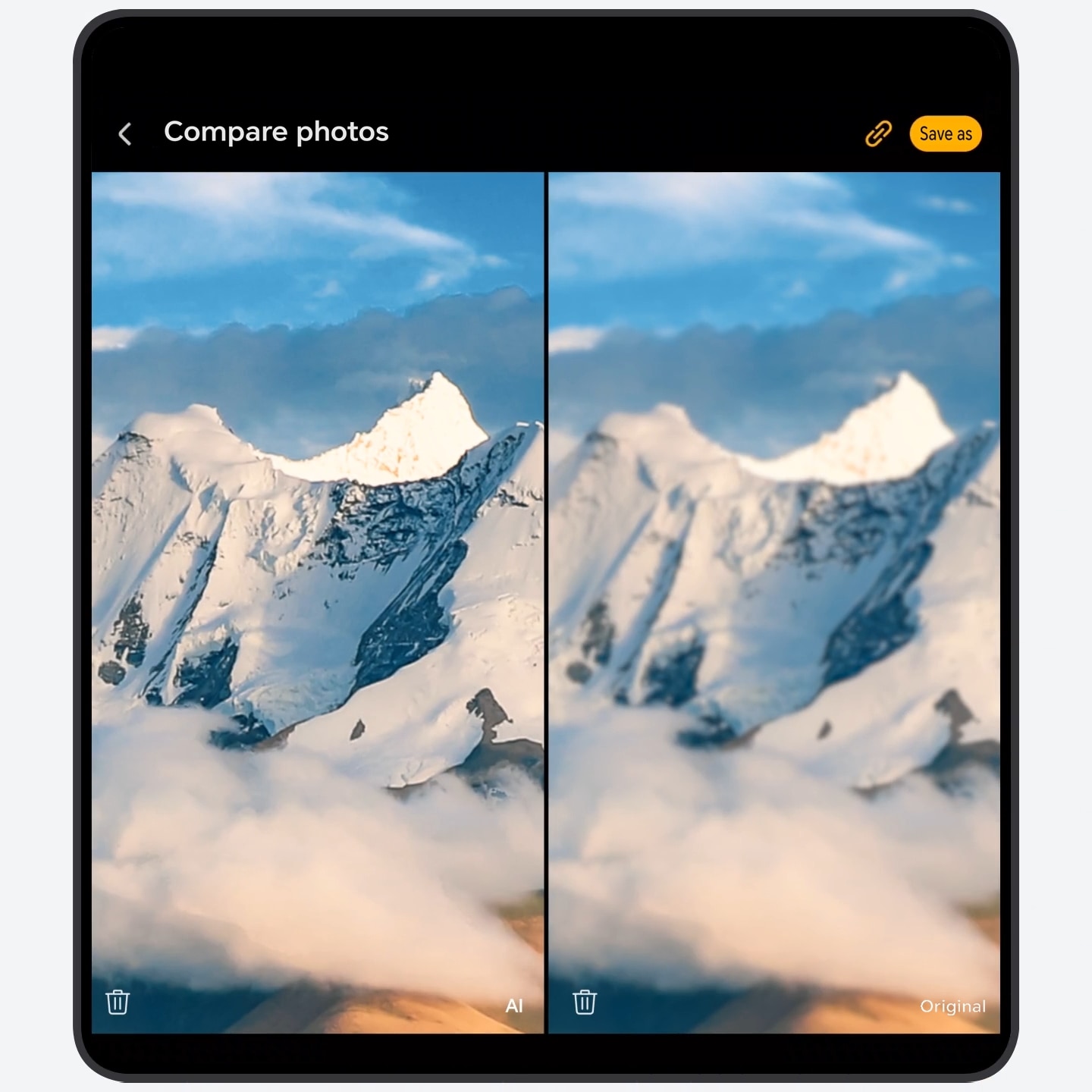 AI Enhanced Zoom – Crisp Details Even at Extreme Distances