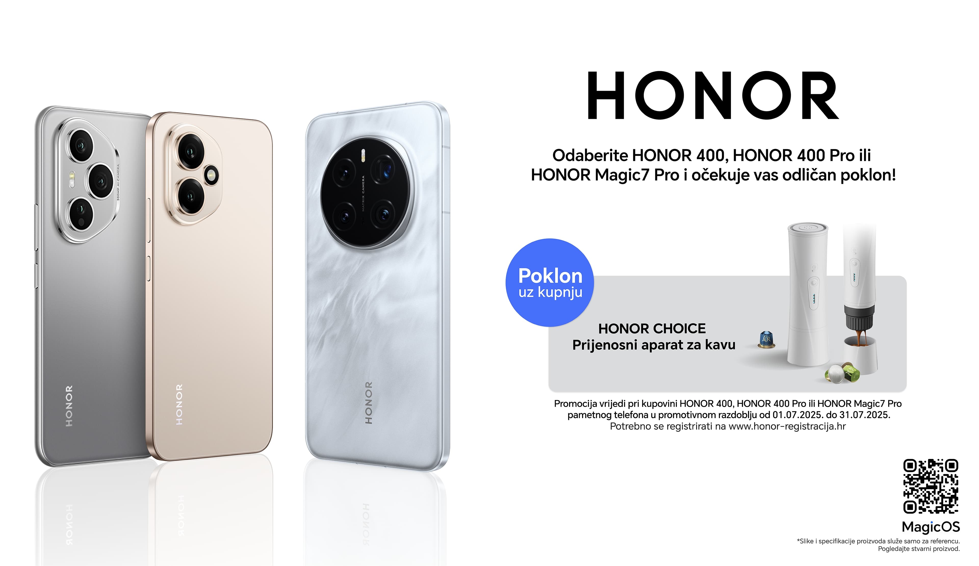 HONOR Magic7 Pro & HONOR 400 series POSEBNA PONUDA