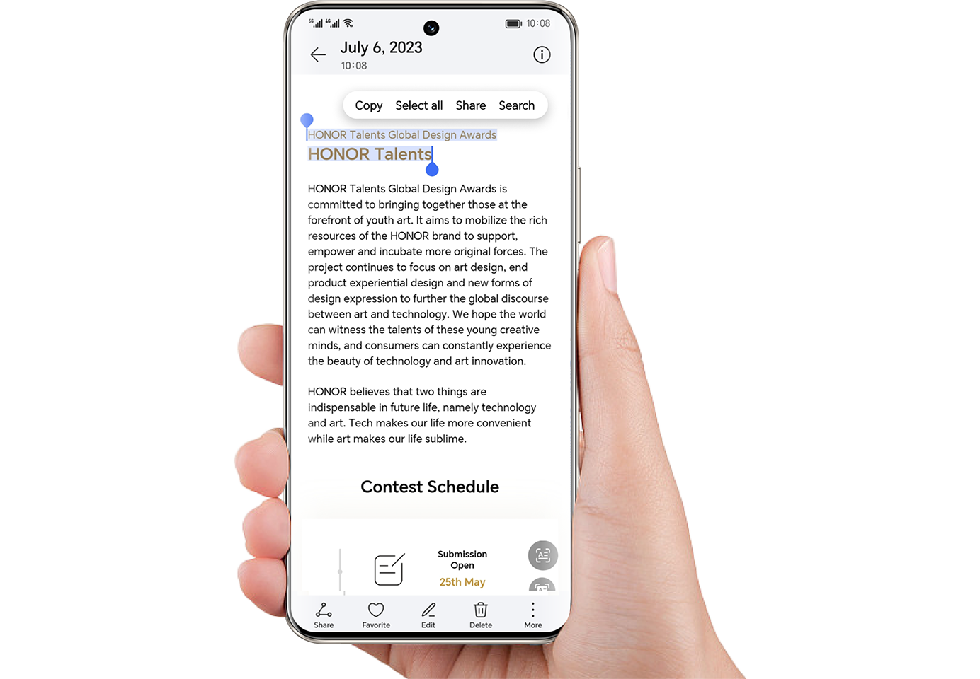 HONOR 90 Tekst Magic