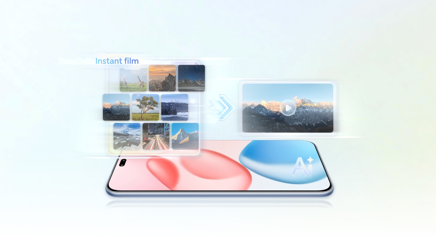 HONOR Al fényképek készítése és instant filmek automatikus generálása