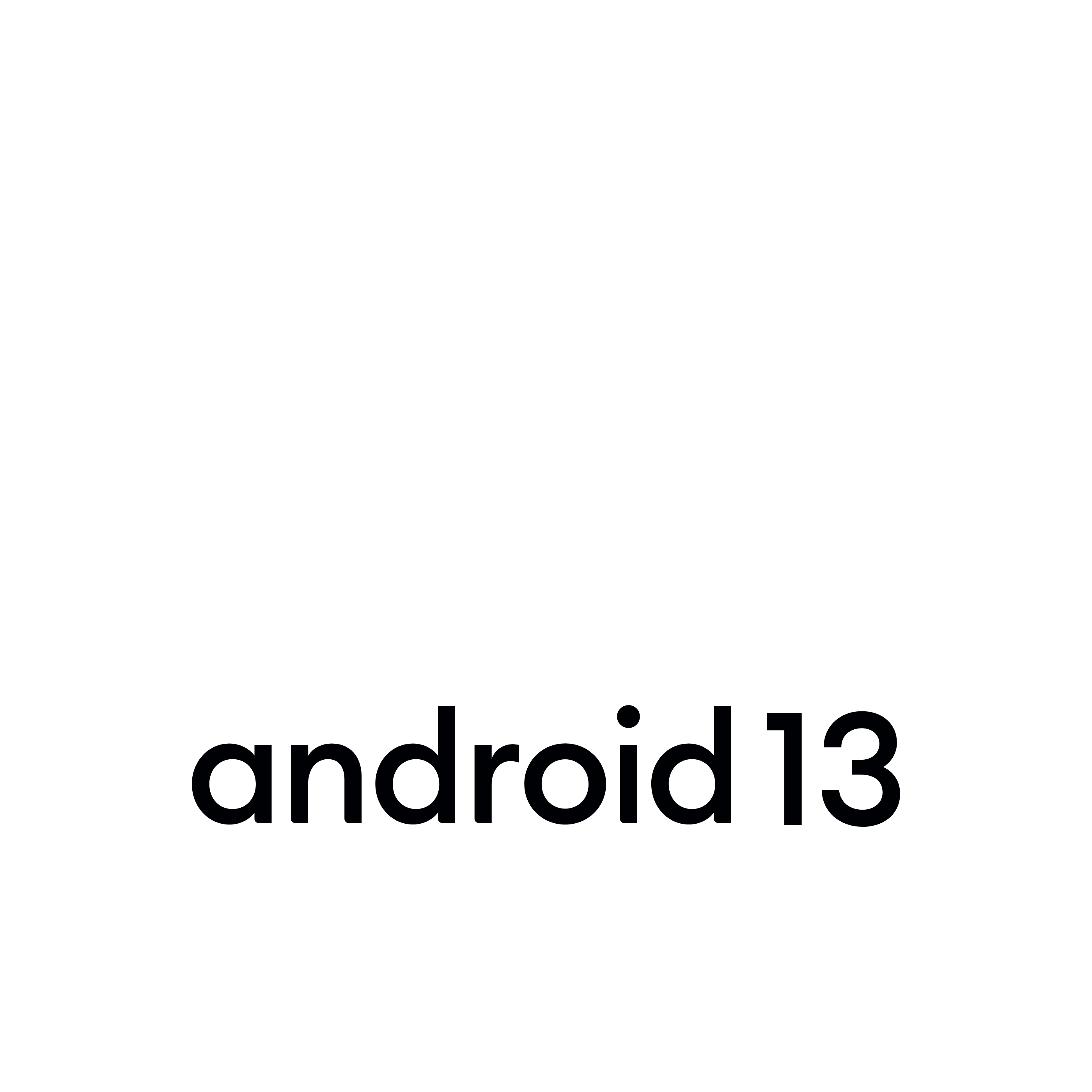 Alimentato da Android™ 13, esperienza di sistema fluida