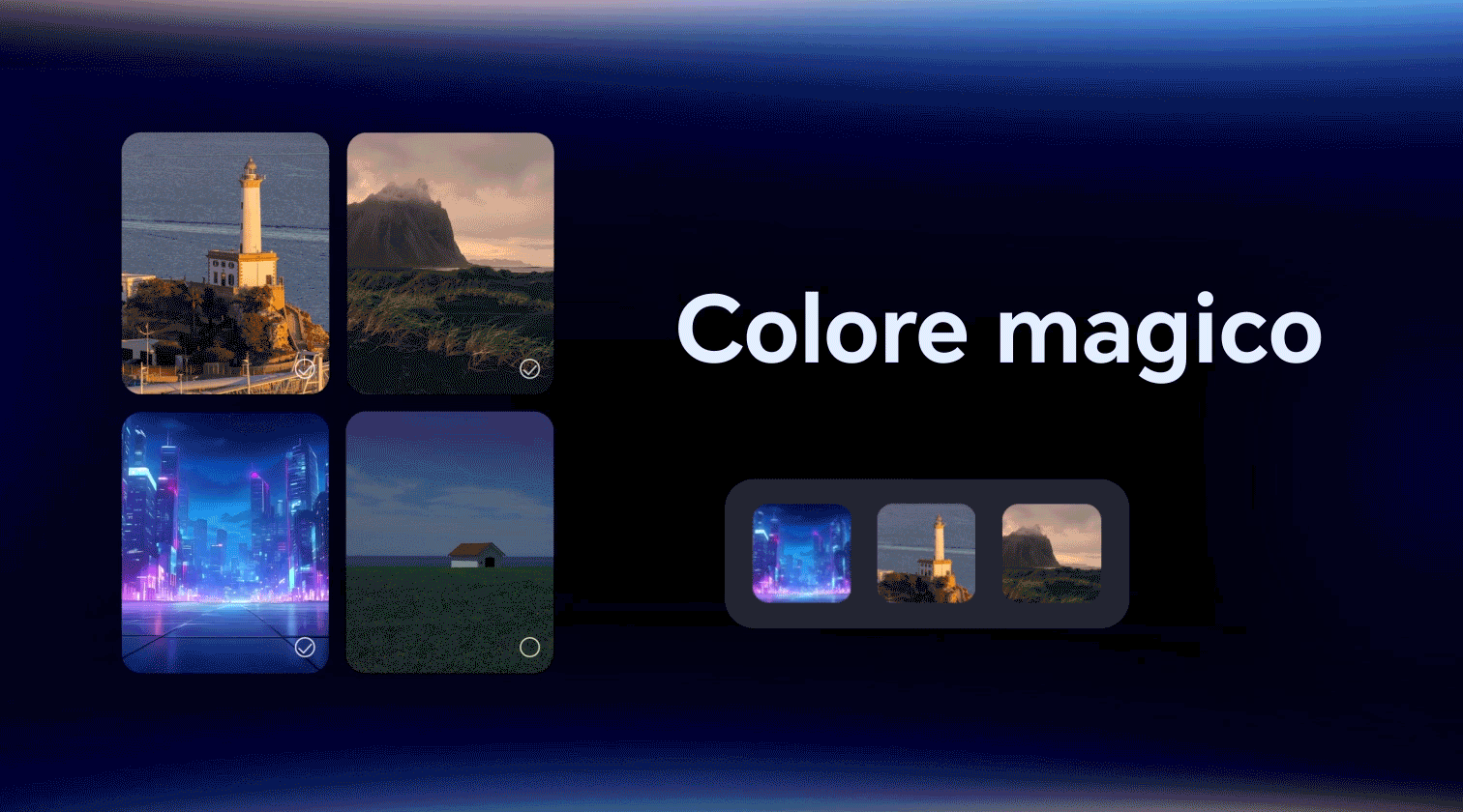 Magic Color, Regolazione Cromatica a Livello Esperto con un solo tocco