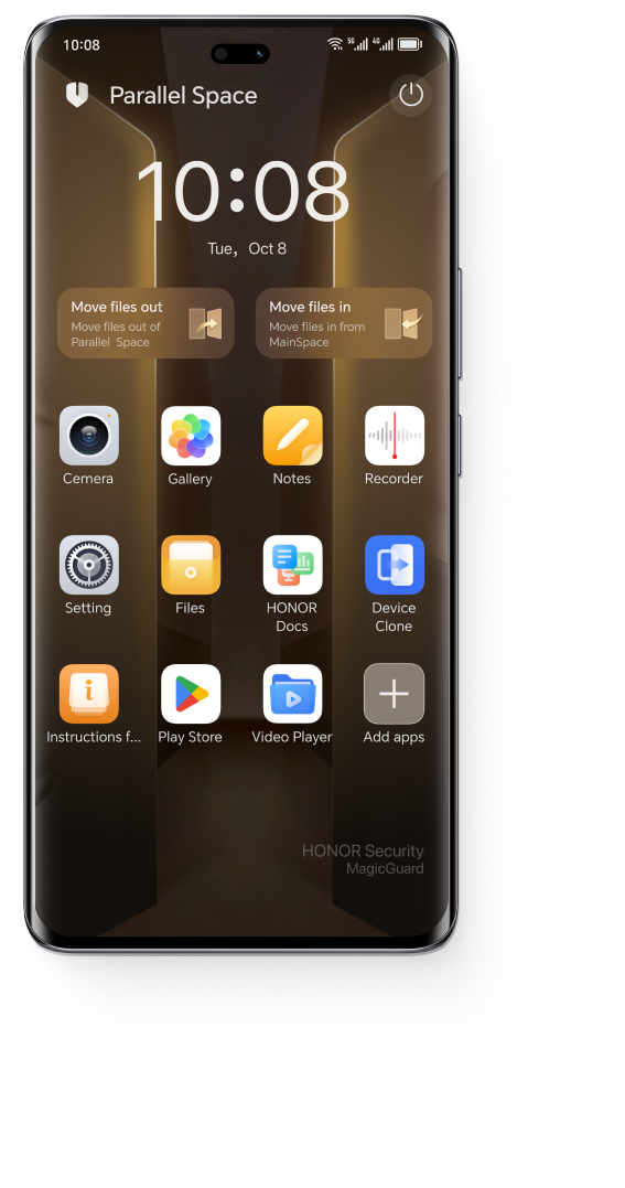 ميزة Parallel Space 1