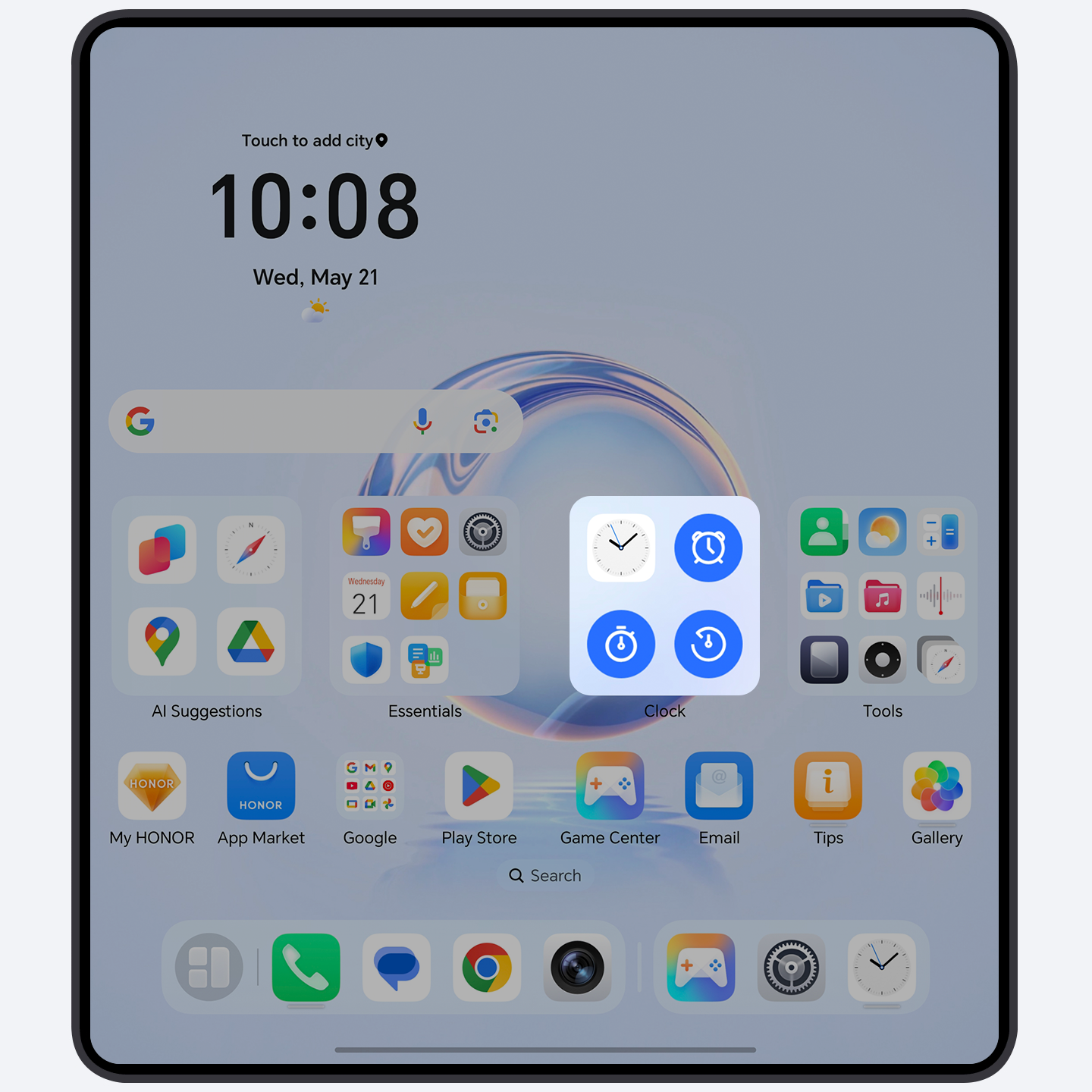 Access App Services With a Single Tap on Home Screen