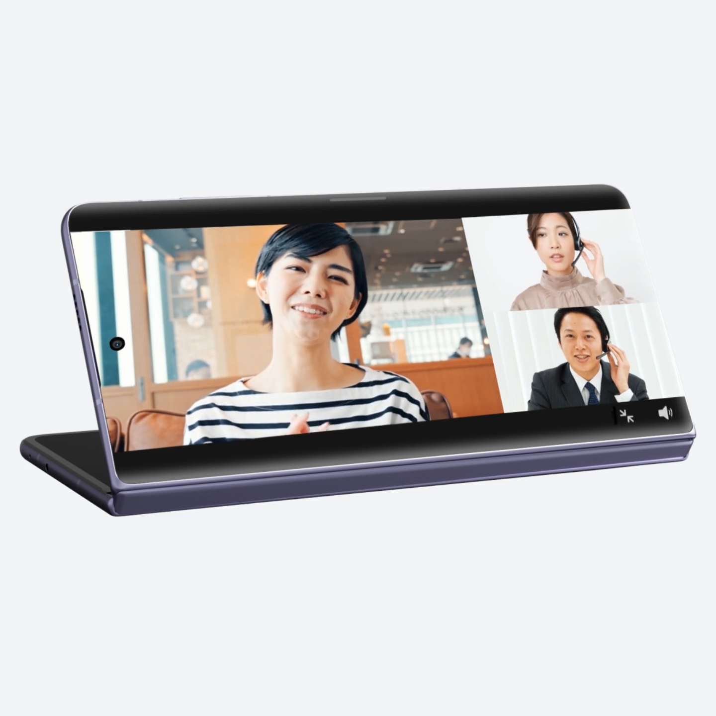 Flex Mode: Freely enjoy your screen, no holder required
