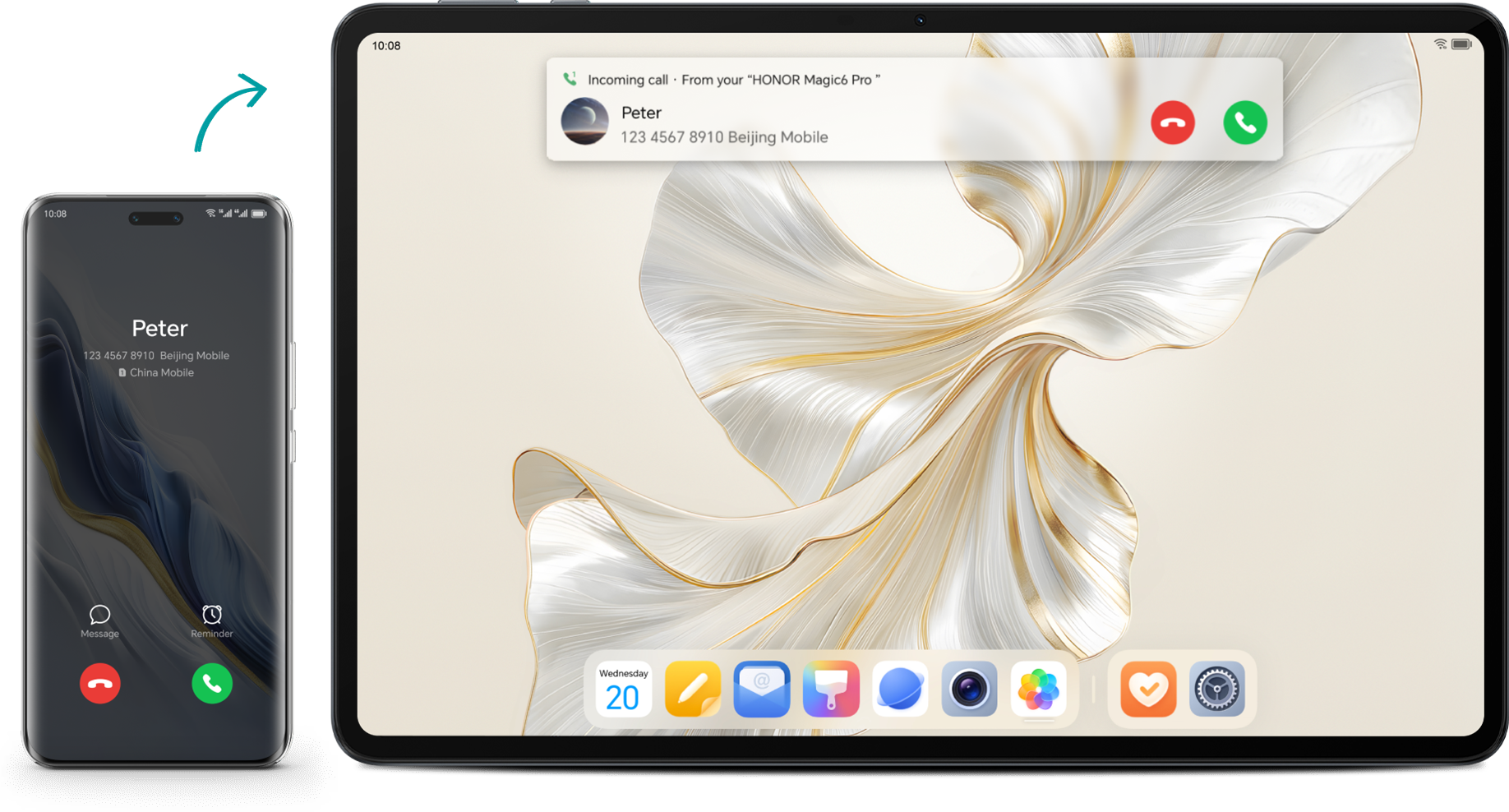 ظهرت على شاشة الجهاز اللوحي
